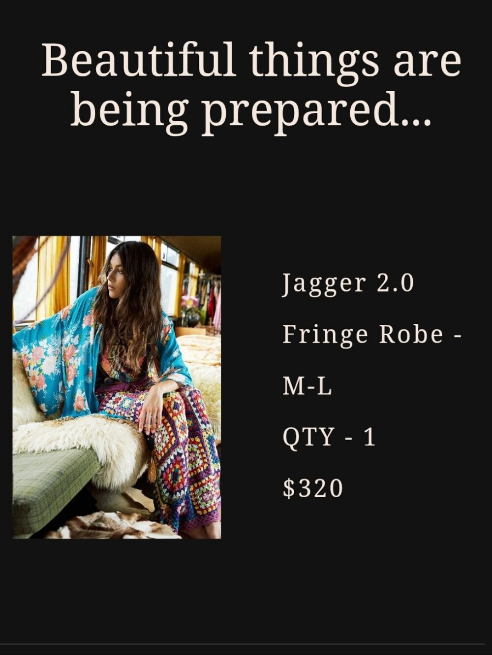 Spell Jagger 2.0 Fringe Robe/Kimono And Dress